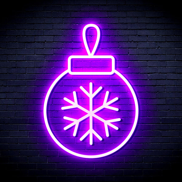 advpro-christmas-tree-ornament-ultra-bright-led-neon-sign-fnu0119 - Purple