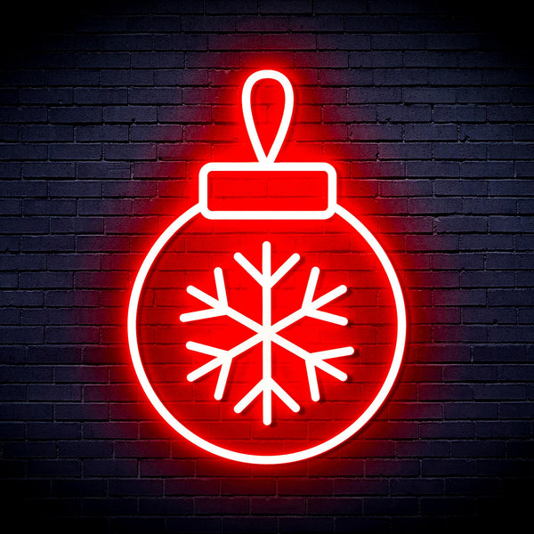 advpro-christmas-tree-ornament-ultra-bright-led-neon-sign-fnu0119 - Red