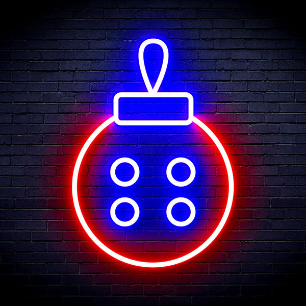 advpro-christmas-tree-ornament-ultra-bright-led-neon-sign-fnu0120 - Blue & Red