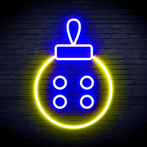 advpro-christmas-tree-ornament-ultra-bright-led-neon-sign-fnu0120 - Blue & Yellow