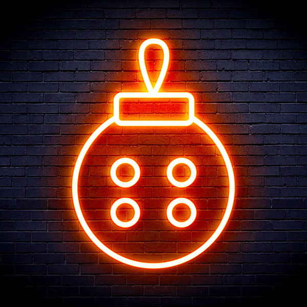 advpro-christmas-tree-ornament-ultra-bright-led-neon-sign-fnu0120 - Orange