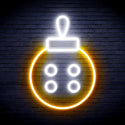 advpro-christmas-tree-ornament-ultra-bright-led-neon-sign-fnu0120 - White & Golden Yellow
