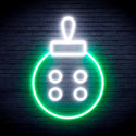 advpro-christmas-tree-ornament-ultra-bright-led-neon-sign-fnu0120 - White & Green