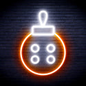 advpro-christmas-tree-ornament-ultra-bright-led-neon-sign-fnu0120 - White & Orange