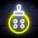 advpro-christmas-tree-ornament-ultra-bright-led-neon-sign-fnu0120 - White & Yellow