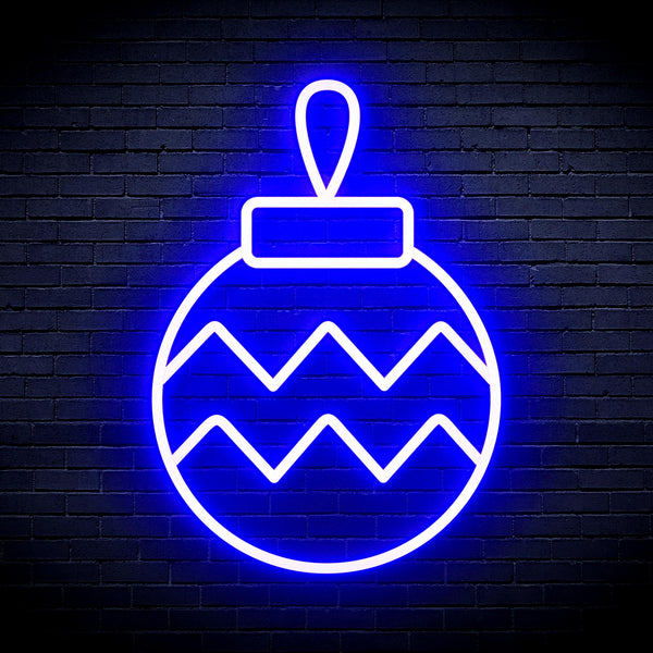 advpro-christmas-tree-ornament-ultra-bright-led-neon-sign-fnu0121 - Blue