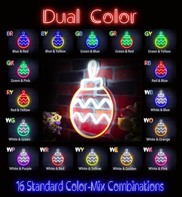 advpro-christmas-tree-ornament-ultra-bright-led-neon-sign-fnu0121 - Dual-Color
