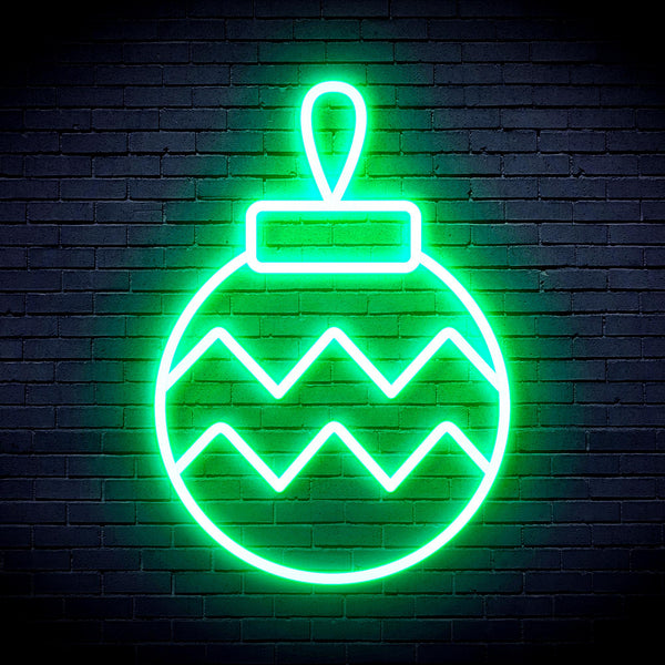 advpro-christmas-tree-ornament-ultra-bright-led-neon-sign-fnu0121 - Green