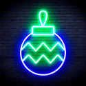 advpro-christmas-tree-ornament-ultra-bright-led-neon-sign-fnu0121 - Green & Blue