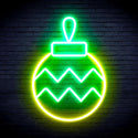 advpro-christmas-tree-ornament-ultra-bright-led-neon-sign-fnu0121 - Green & Yellow