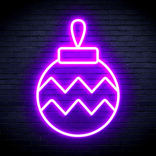 advpro-christmas-tree-ornament-ultra-bright-led-neon-sign-fnu0121 - Purple