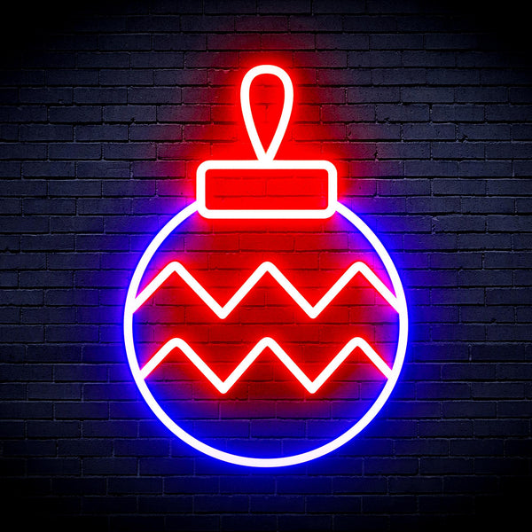 advpro-christmas-tree-ornament-ultra-bright-led-neon-sign-fnu0121 - Red & Blue