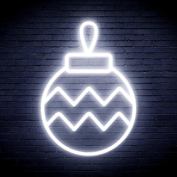 advpro-christmas-tree-ornament-ultra-bright-led-neon-sign-fnu0121 - White