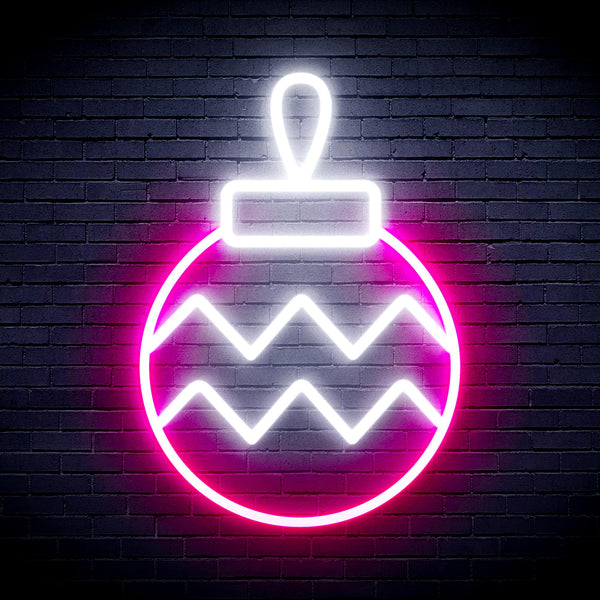 advpro-christmas-tree-ornament-ultra-bright-led-neon-sign-fnu0121 - White & Pink