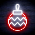 advpro-christmas-tree-ornament-ultra-bright-led-neon-sign-fnu0121 - White & Red