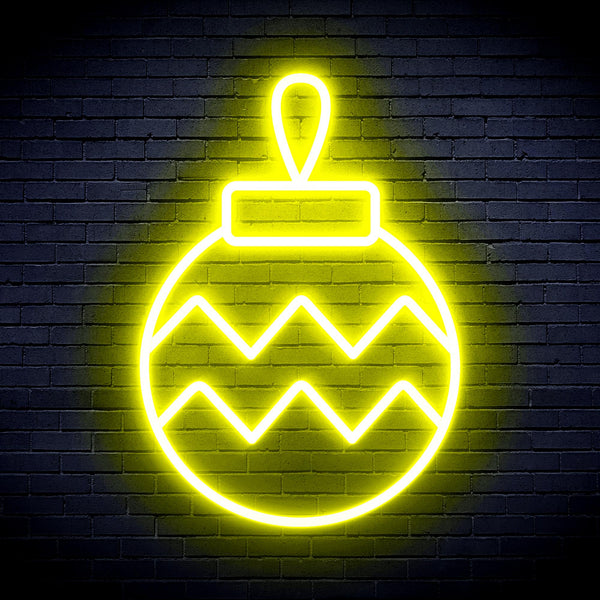 advpro-christmas-tree-ornament-ultra-bright-led-neon-sign-fnu0121 - Yellow