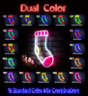 advpro-christmas-sock-ultra-bright-led-neon-sign-fnu0123 - Dual-Color