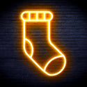 advpro-christmas-sock-ultra-bright-led-neon-sign-fnu0123 - Golden Yellow