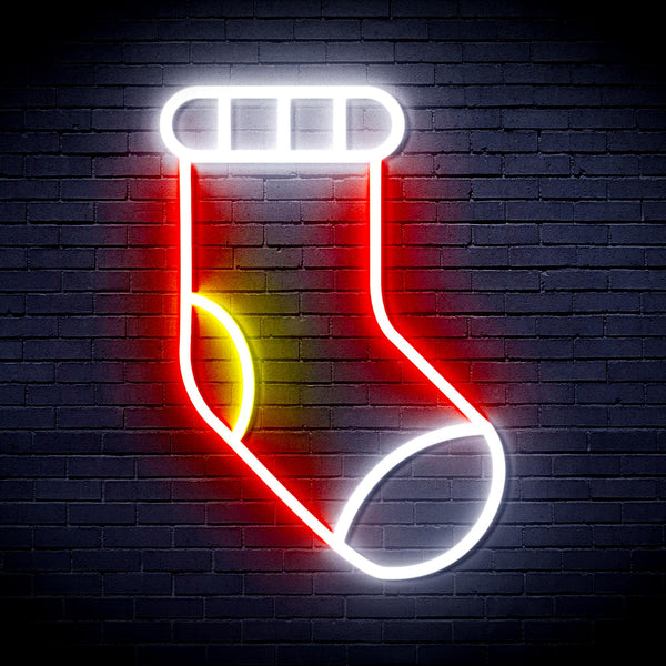 advpro-christmas-sock-ultra-bright-led-neon-sign-fnu0123 - Multi-Color 5