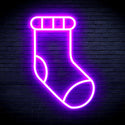 advpro-christmas-sock-ultra-bright-led-neon-sign-fnu0123 - Purple