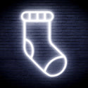 advpro-christmas-sock-ultra-bright-led-neon-sign-fnu0123 - White