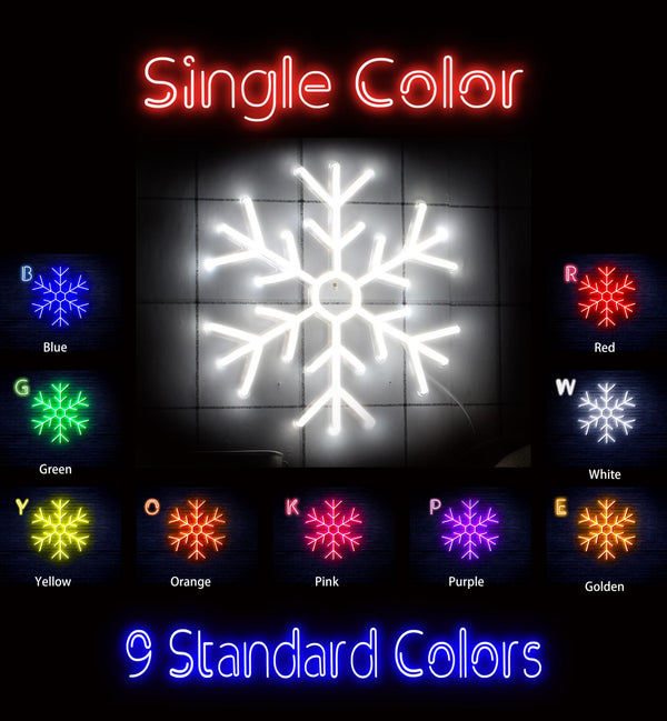 advpro-snowflake-ultra-bright-led-neon-sign-fnu0125 - Classic