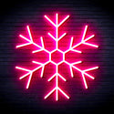 advpro-snowflake-ultra-bright-led-neon-sign-fnu0125 - Pink