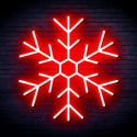 advpro-snowflake-ultra-bright-led-neon-sign-fnu0125 - Red
