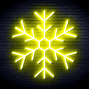 advpro-snowflake-ultra-bright-led-neon-sign-fnu0125 - Yellow