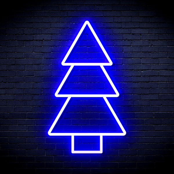 advpro-christmas-tree-ultra-bright-led-neon-sign-fnu0129 - Blue