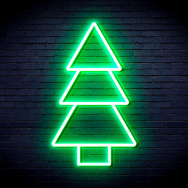 advpro-christmas-tree-ultra-bright-led-neon-sign-fnu0129 - Green