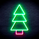 advpro-christmas-tree-ultra-bright-led-neon-sign-fnu0129 - Green & Pink