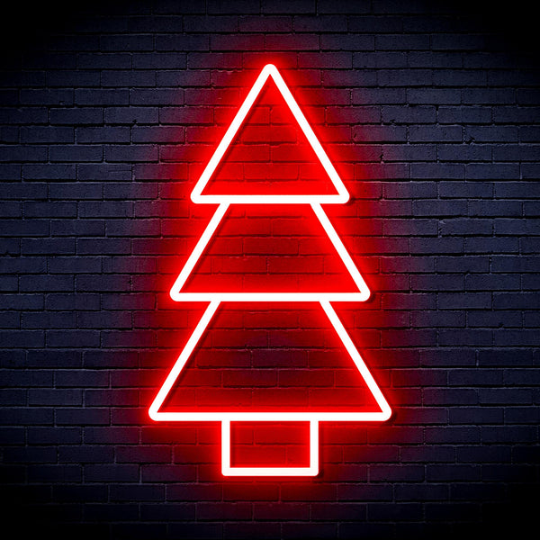 advpro-christmas-tree-ultra-bright-led-neon-sign-fnu0129 - Red