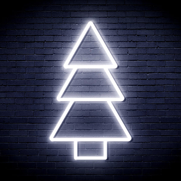 advpro-christmas-tree-ultra-bright-led-neon-sign-fnu0129 - White