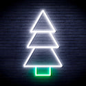 advpro-christmas-tree-ultra-bright-led-neon-sign-fnu0129 - White & Green