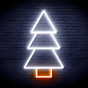 advpro-christmas-tree-ultra-bright-led-neon-sign-fnu0129 - White & Orange