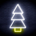 advpro-christmas-tree-ultra-bright-led-neon-sign-fnu0129 - White & Yellow