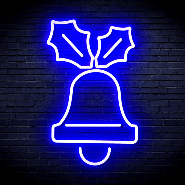 advpro-jingle-bell-ultra-bright-led-neon-sign-fnu0130 - Blue