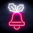 advpro-jingle-bell-ultra-bright-led-neon-sign-fnu0130 - White & Pink