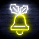 advpro-jingle-bell-ultra-bright-led-neon-sign-fnu0130 - White & Yellow