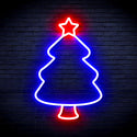 advpro-christmas-tree-ultra-bright-led-neon-sign-fnu0132 - Blue & Red