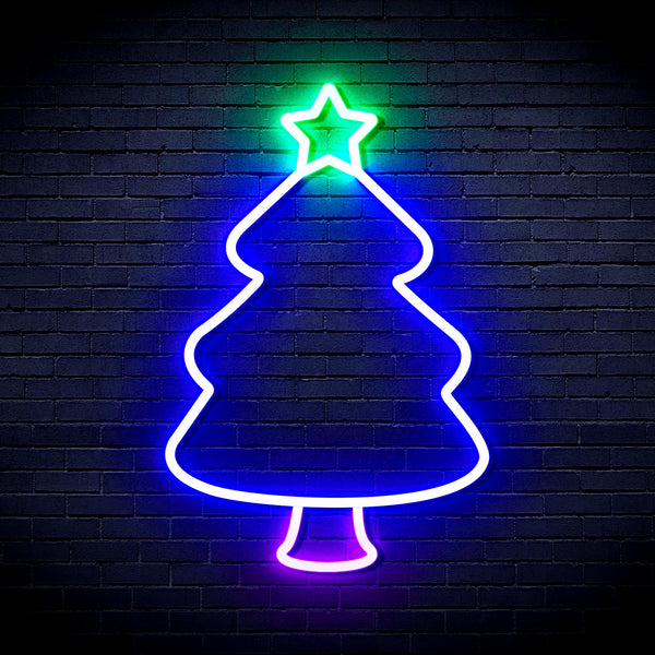 advpro-christmas-tree-ultra-bright-led-neon-sign-fnu0132 - Multi-Color 6