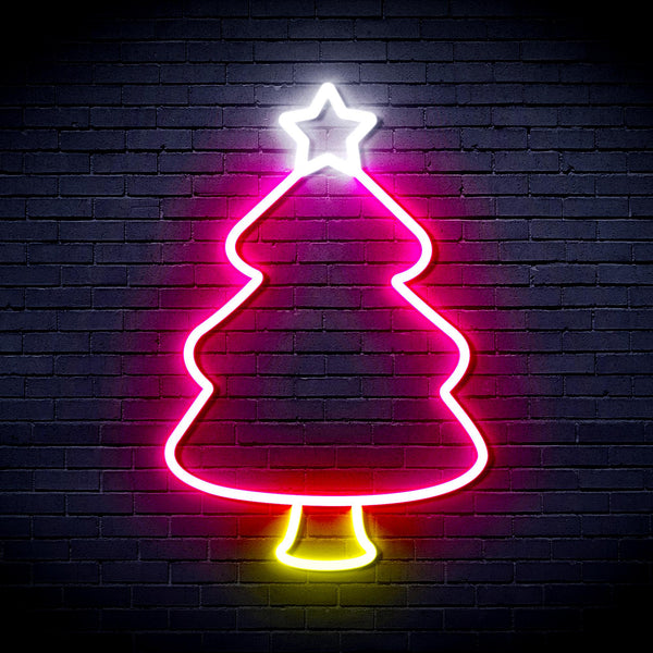 advpro-christmas-tree-ultra-bright-led-neon-sign-fnu0132 - Multi-Color 7