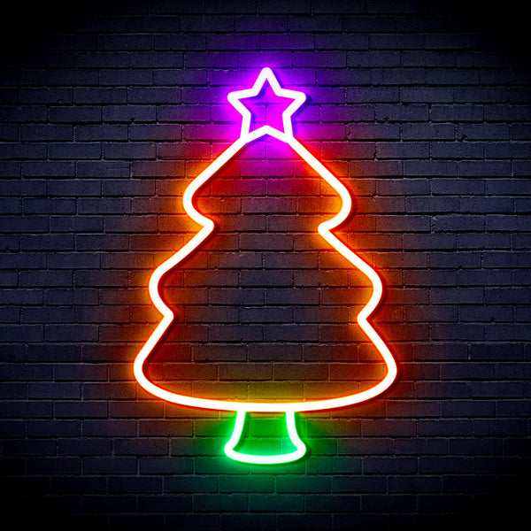 advpro-christmas-tree-ultra-bright-led-neon-sign-fnu0132 - Multi-Color 8