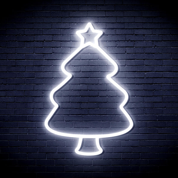 advpro-christmas-tree-ultra-bright-led-neon-sign-fnu0132 - White