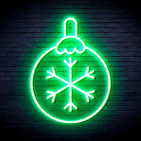 advpro-christmas-tree-ornament-ultra-bright-led-neon-sign-fnu0134 - Green