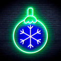 advpro-christmas-tree-ornament-ultra-bright-led-neon-sign-fnu0134 - Green & Blue