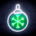 advpro-christmas-tree-ornament-ultra-bright-led-neon-sign-fnu0134 - White & Green