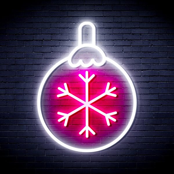 advpro-christmas-tree-ornament-ultra-bright-led-neon-sign-fnu0134 - White & Pink