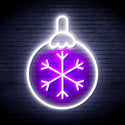 advpro-christmas-tree-ornament-ultra-bright-led-neon-sign-fnu0134 - White & Purple